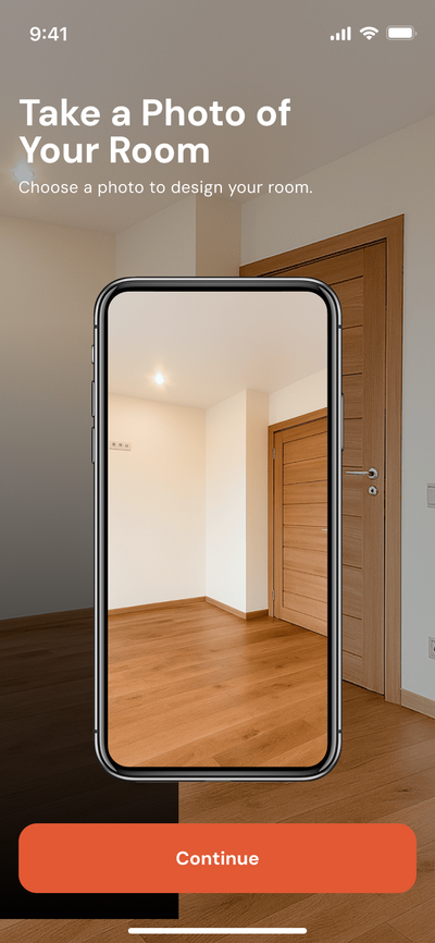 Step 1 - Take a photo of your room
